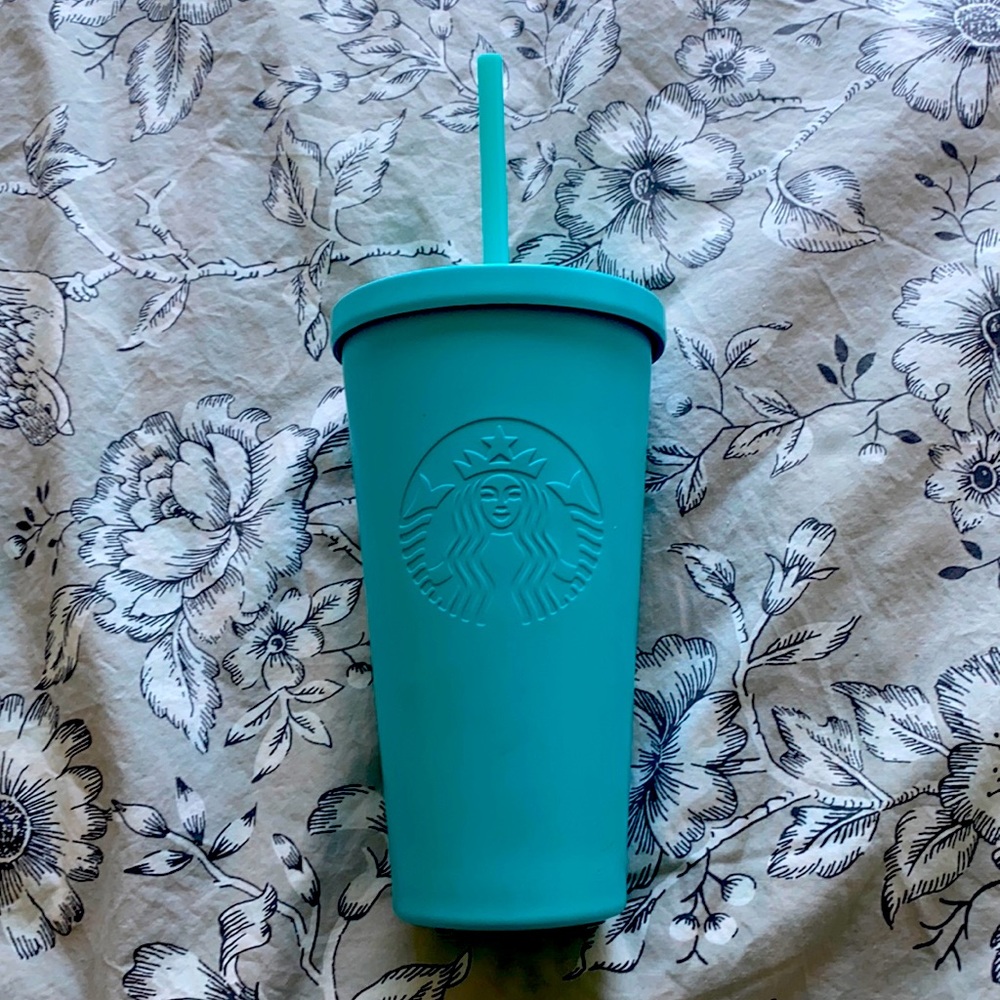 Turquoise insulated coffee/water bottle